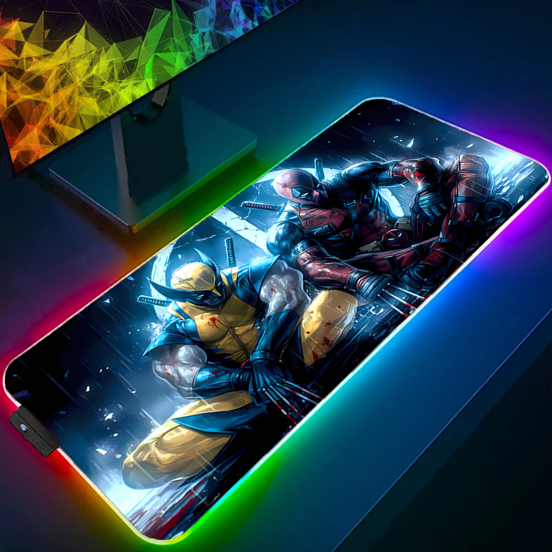 LED Mouse Pad Gaming Backlight - Gaming Keyboard Easy To Clean ulasan dan harga