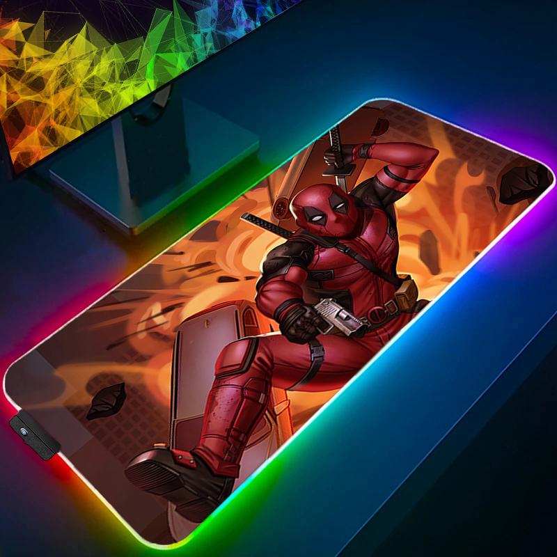 LED Mouse Pad Gaming Backlight - Gaming Keyboard Easy To Clean ulasan dan harga