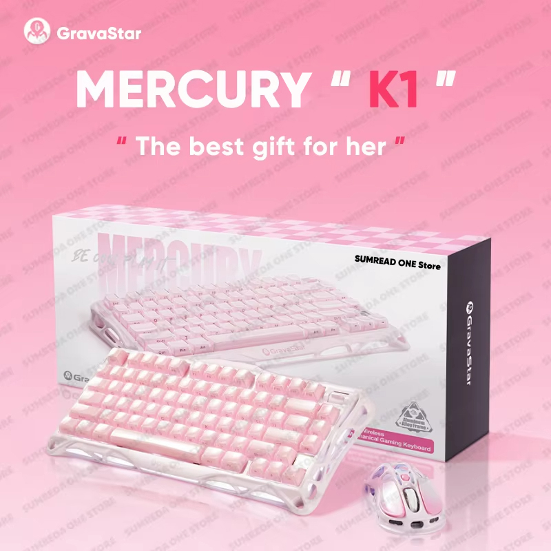 Grava Star Mercury K1 Wireless - Gaming Keyboard Non Mechanical ulasan dan harga
