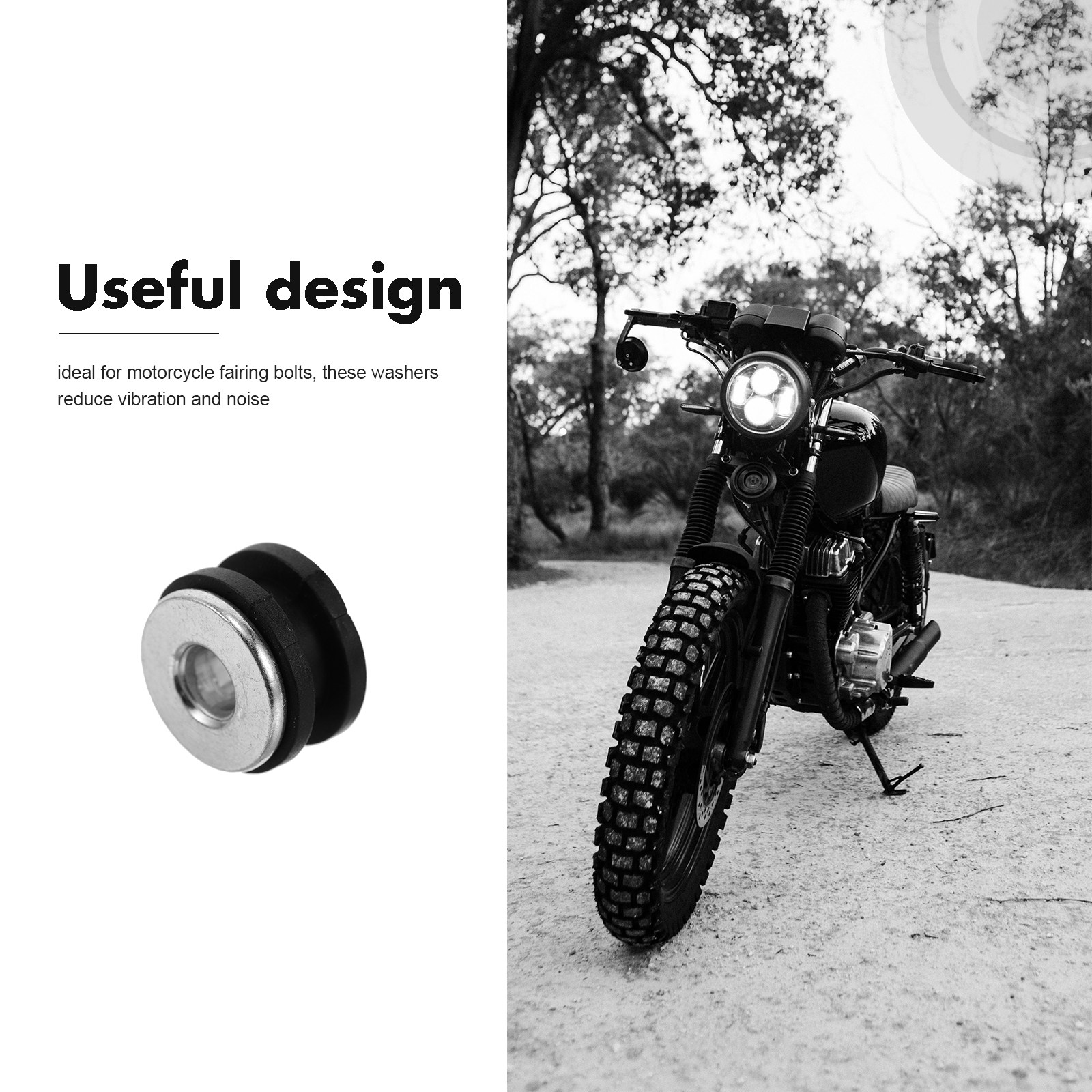 10Pcs Motorcycle Rubber Gasket - Gasket Mount Kit ulasan dan harga
