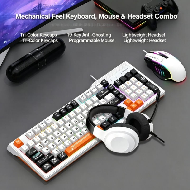 K8pro 3 In 1 Gaming Combo Wire - Gaming Keyboard Mouse Set ulasan dan harga