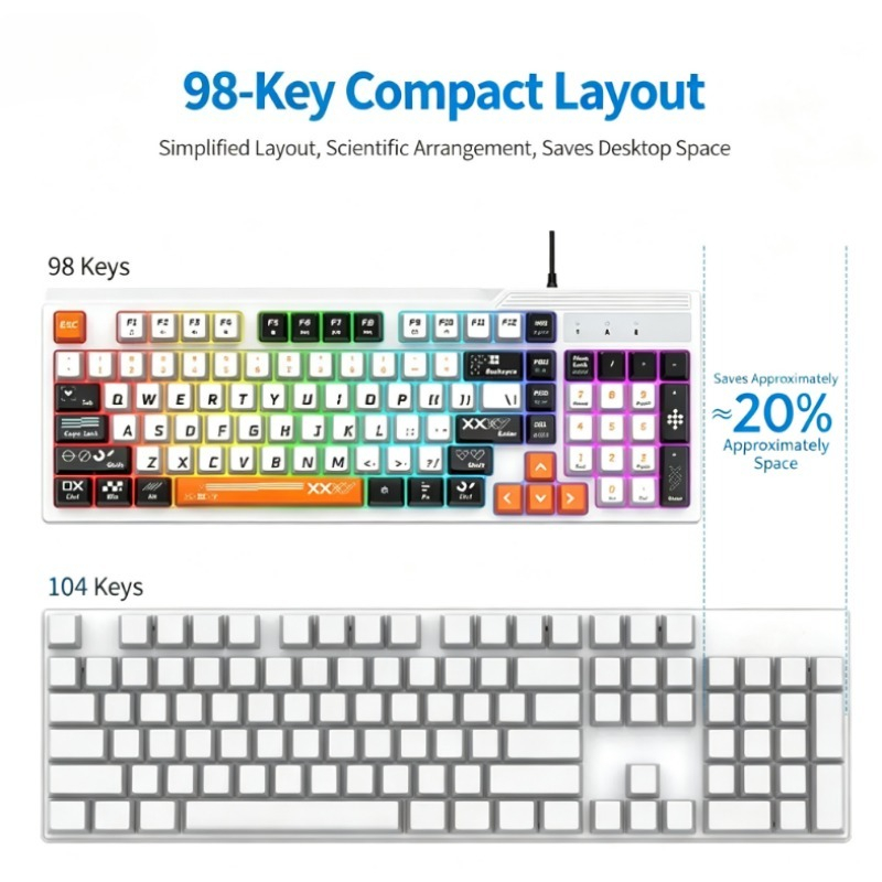 K8pro 3 In 1 Gaming Combo Wire - Gaming Keyboard Mouse Set ulasan dan harga
