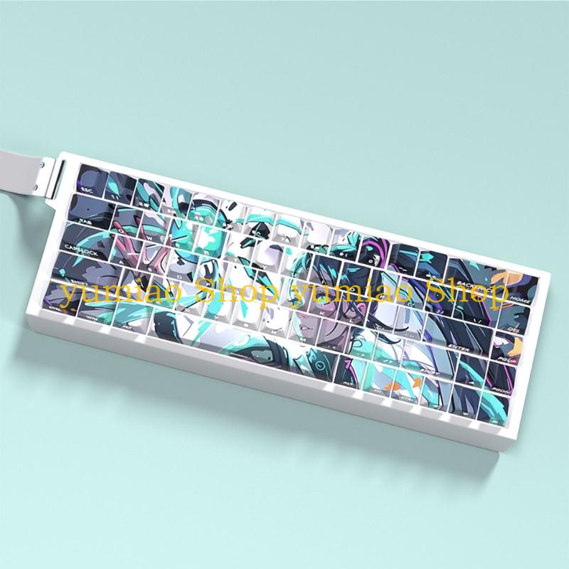 587B Ergonomic Keycaps Mechani - Gaming Keyboard Ergonomic ulasan dan harga
