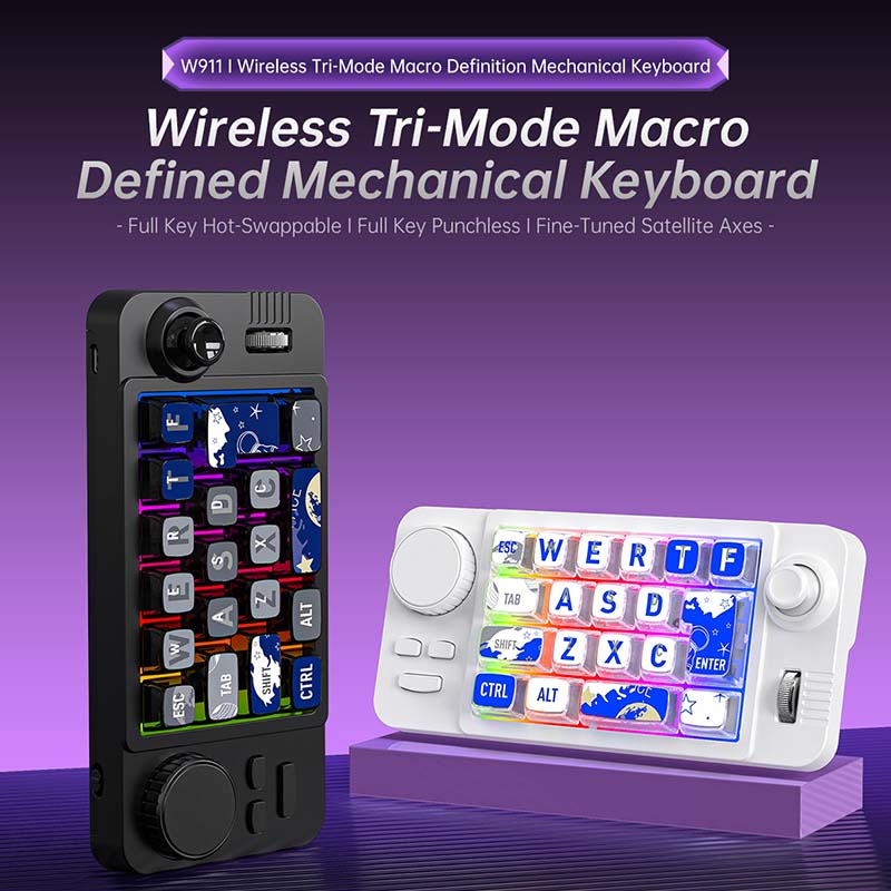 Gaming Keyboard W911 Wireless  - Gaming Keyboard Mechanical ulasan dan harga