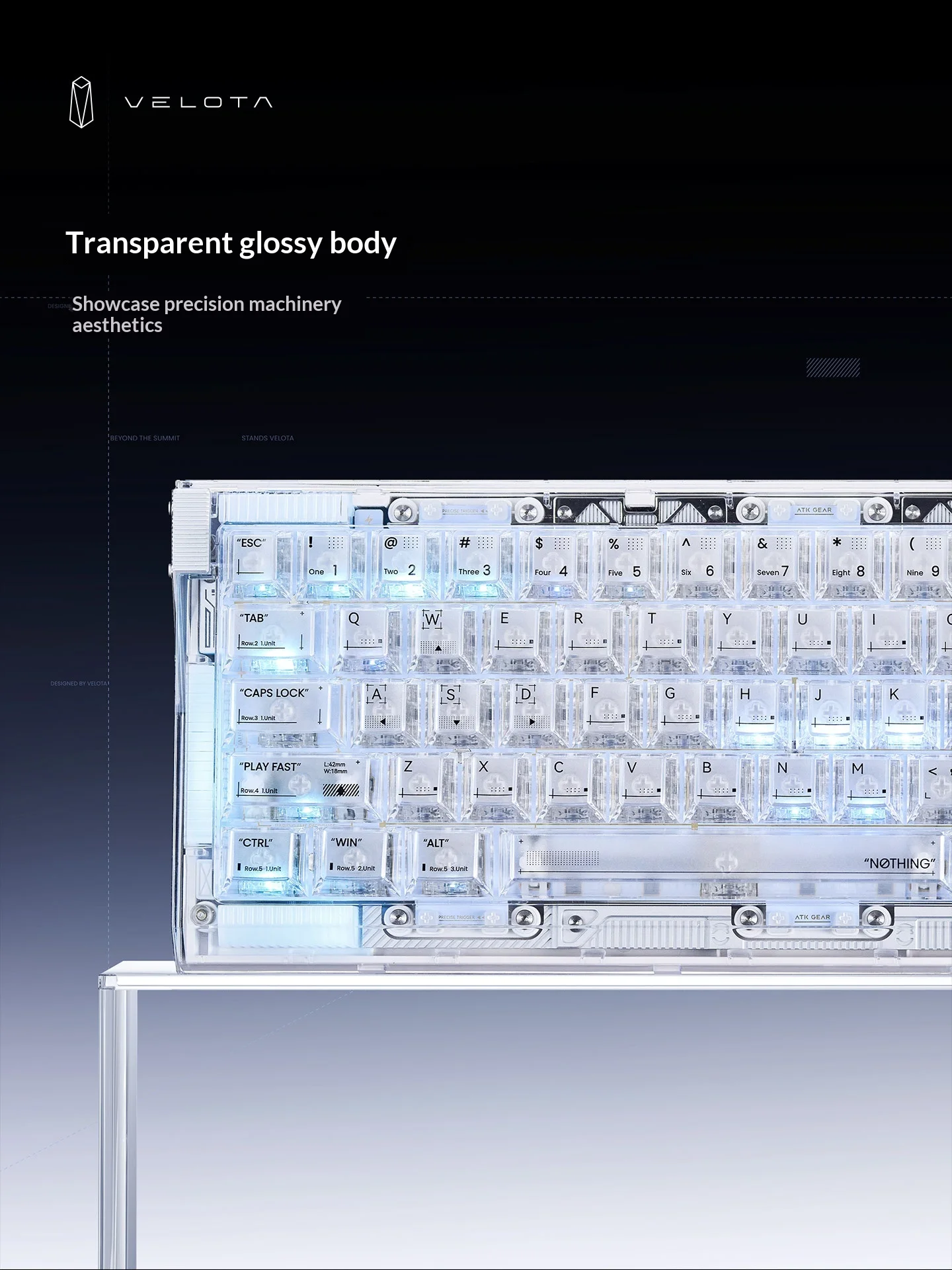ATK Velota Nothing 68 Hall Eff - Gaming Keyboard Hall Effect Switches ulasan dan harga