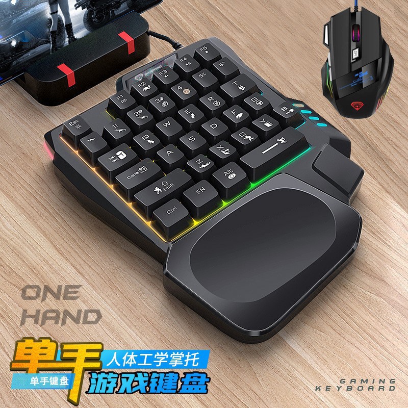 K5 one-handed keyboard Gungod  - Keyboard Gaming Amazon ulasan dan harga