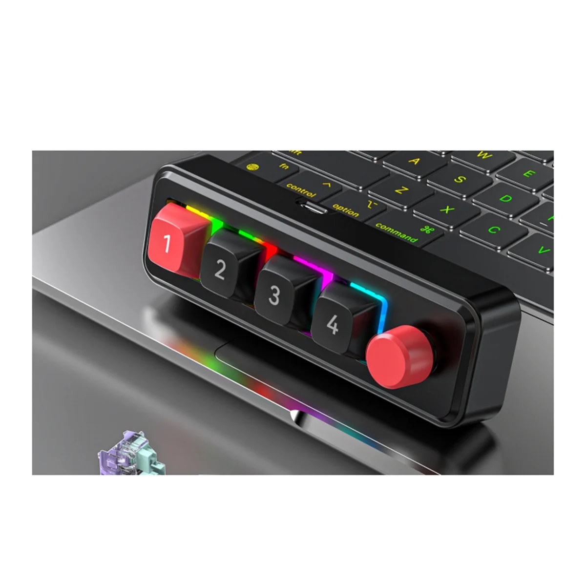 A49T Mechanical Keyboard 4 Key - Gaming Keyboard Mechanical ulasan dan harga