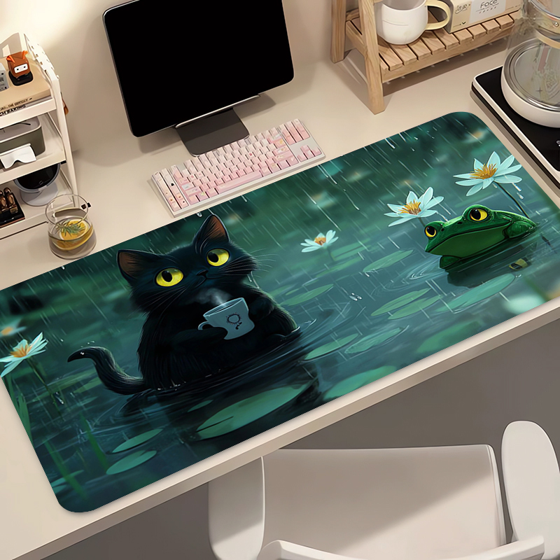 Kawaii Black Cat Silicone Soft - Gaming Keyboard Tactile ulasan dan harga