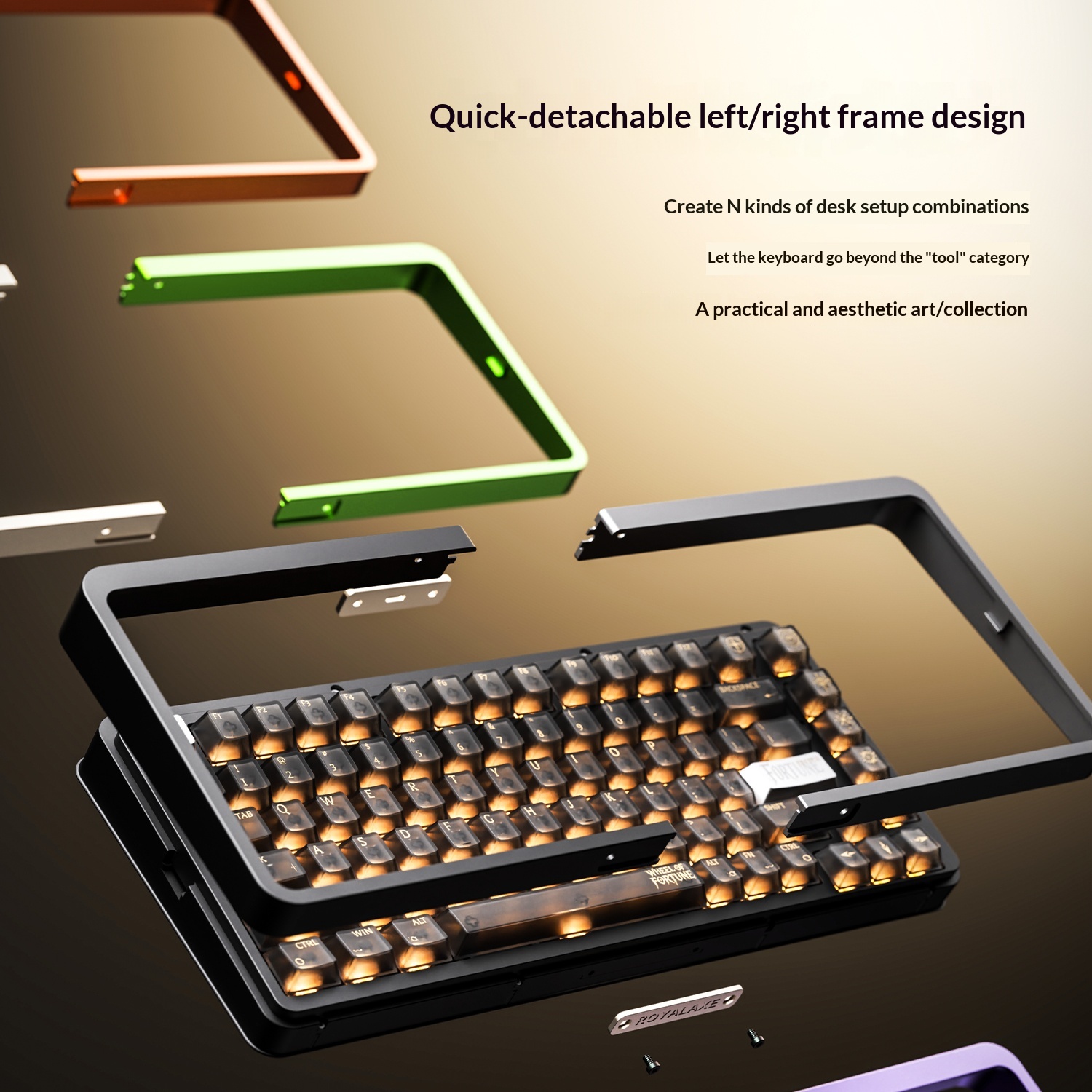 Royalaxe E75 HE Aluminum Shell - Gaming Keyboard Hall Effect Switches ulasan dan harga