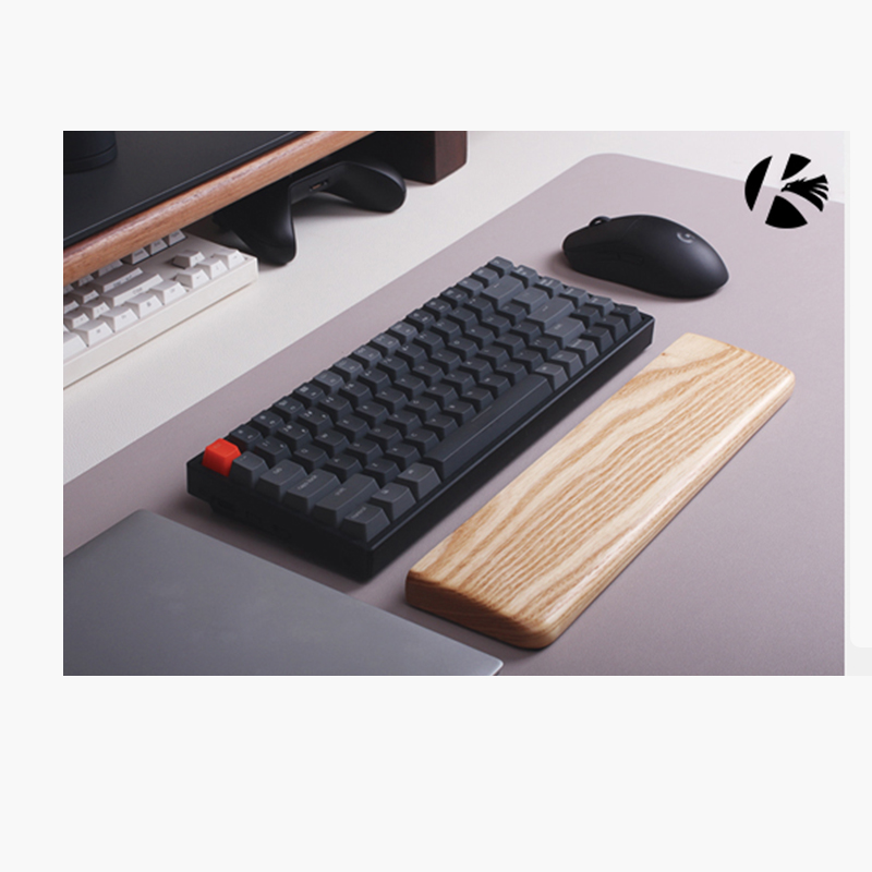 Kashcy solid Ashtree wooden pa - Gaming Keyboard Ergonomic ulasan dan harga